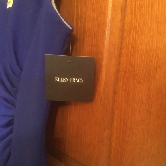 ELLEN TRACY Royal blue dress sz 6 - Picture 2 of 7